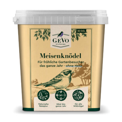 GEVO Meisenknödel ohne Netz im Eimer