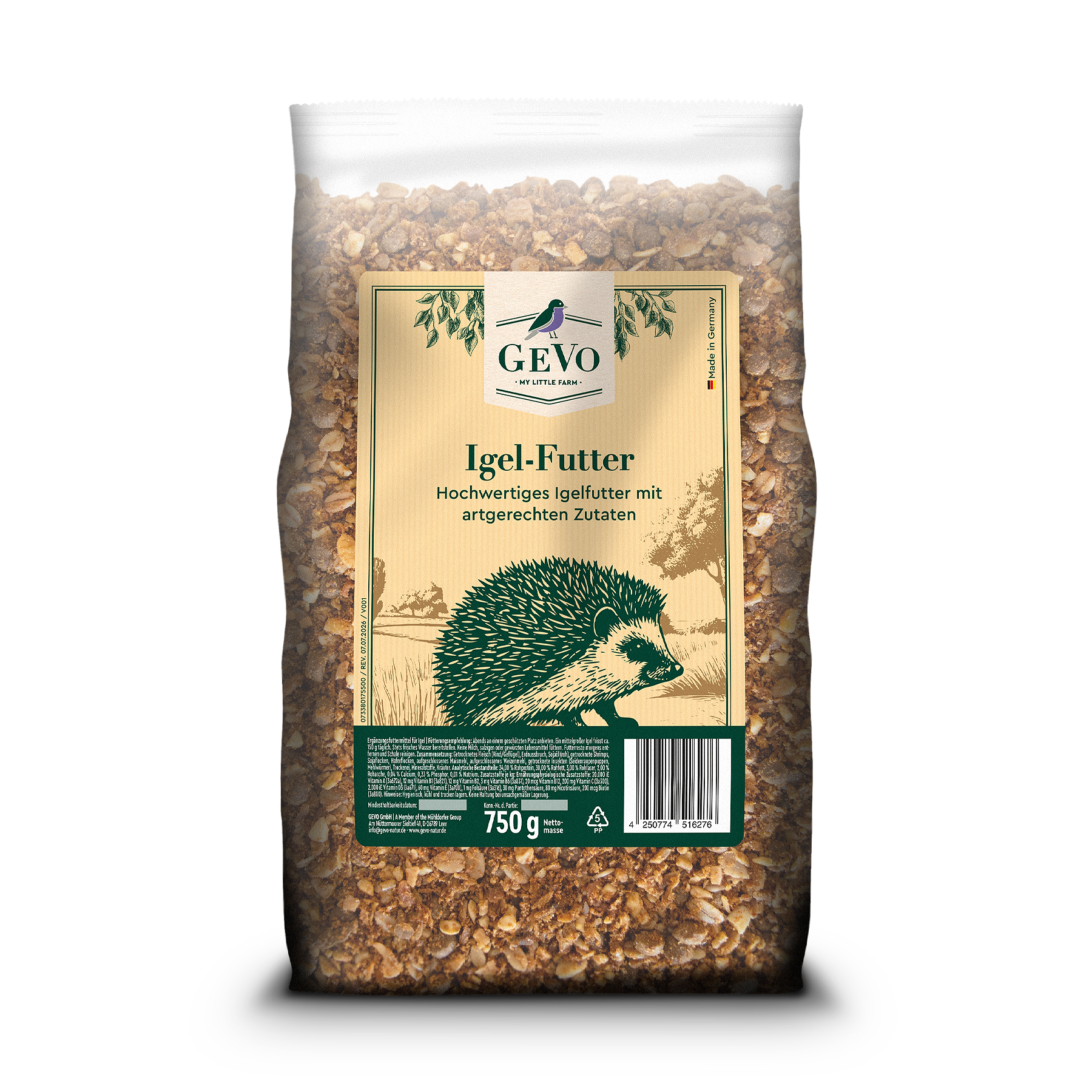 GEVO Igel-Futter, 750g GEVO Igel-Futter, 750g